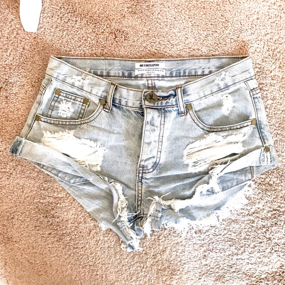 one teaspoon wilde bandits shorts